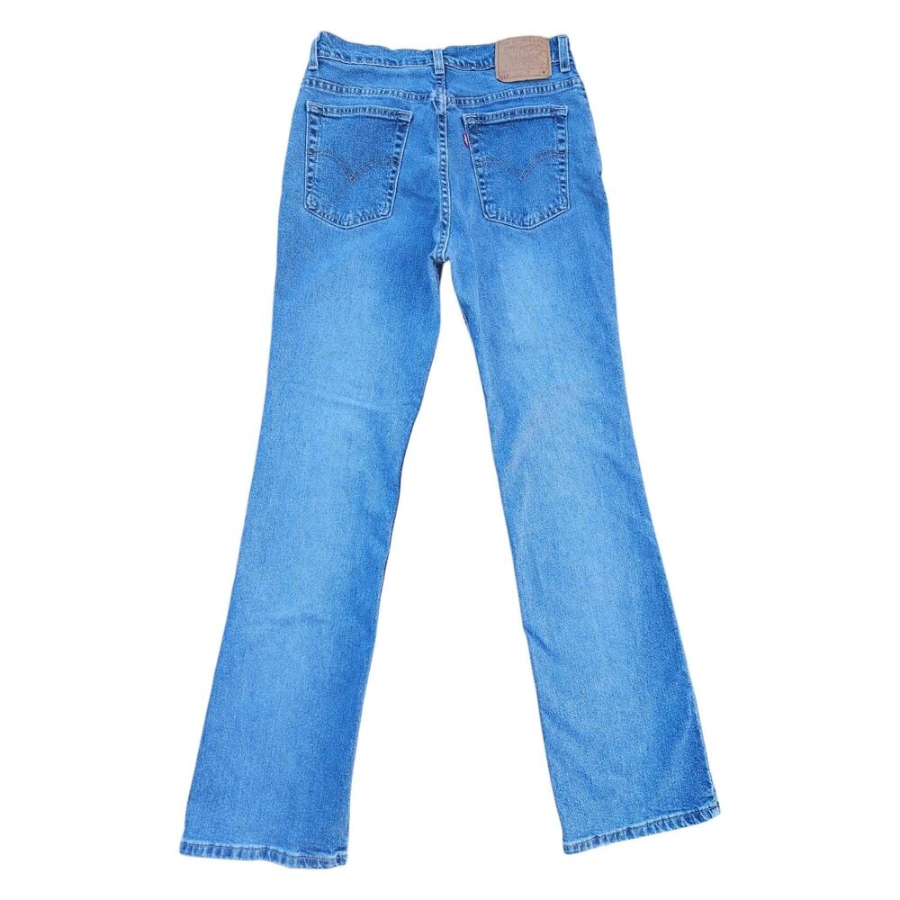 Y2K Vintage Levi's 517 Boot Cut Blue Jeans Women's 13M USA High Rise 29x31 Denim